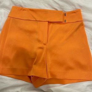 Alice + Olivia orange shorts